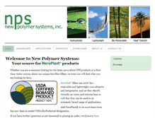 Tablet Screenshot of newpolymersystems.com